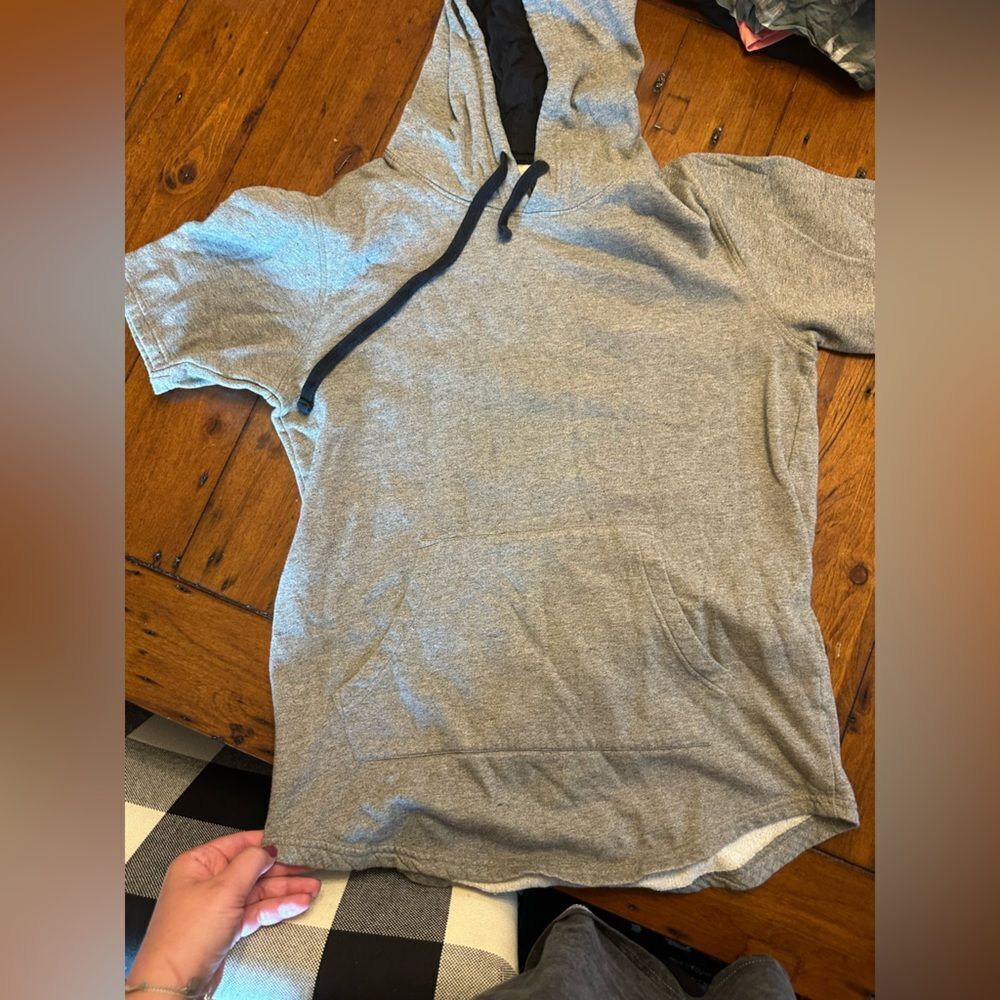 Liberty Heather Gray and Black Sweatshirt